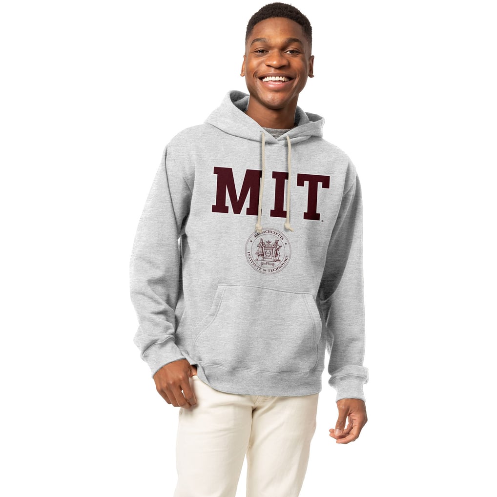  MIT Engineers League Collegiate Wear Essentials 2.0 Fleece Pullover Hoodie - Heather Gray